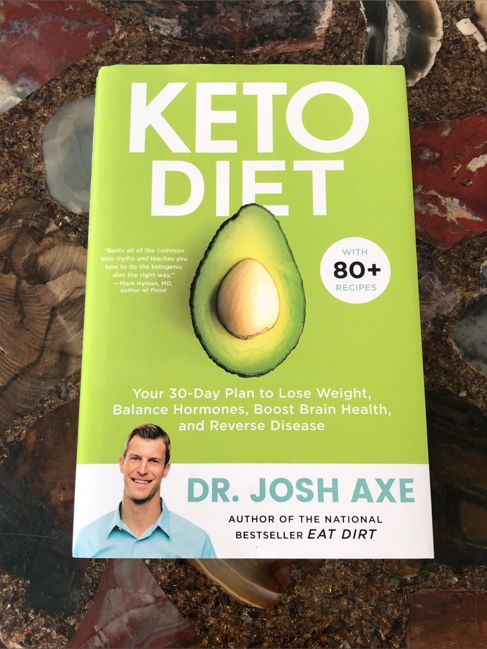 Keto Diet by Dr. Josh Axe ND hardcover book